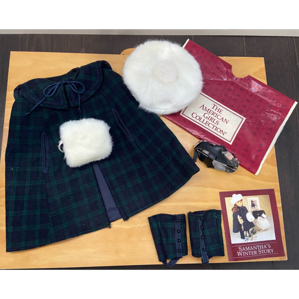 American Girl Samantha winter story outfit bundle